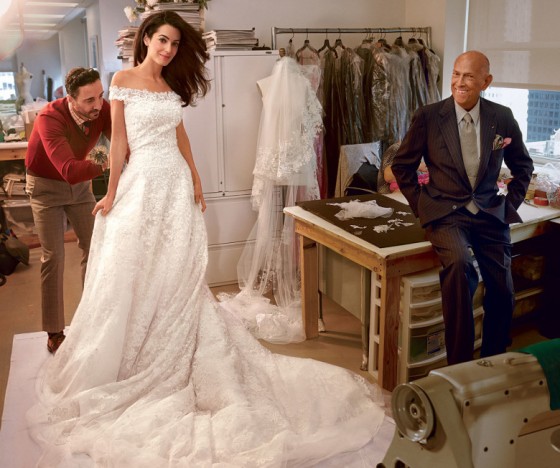 Amal-Almuddin-Oscar-de-la-Renta-Wedding-Dress-George-Clooney1